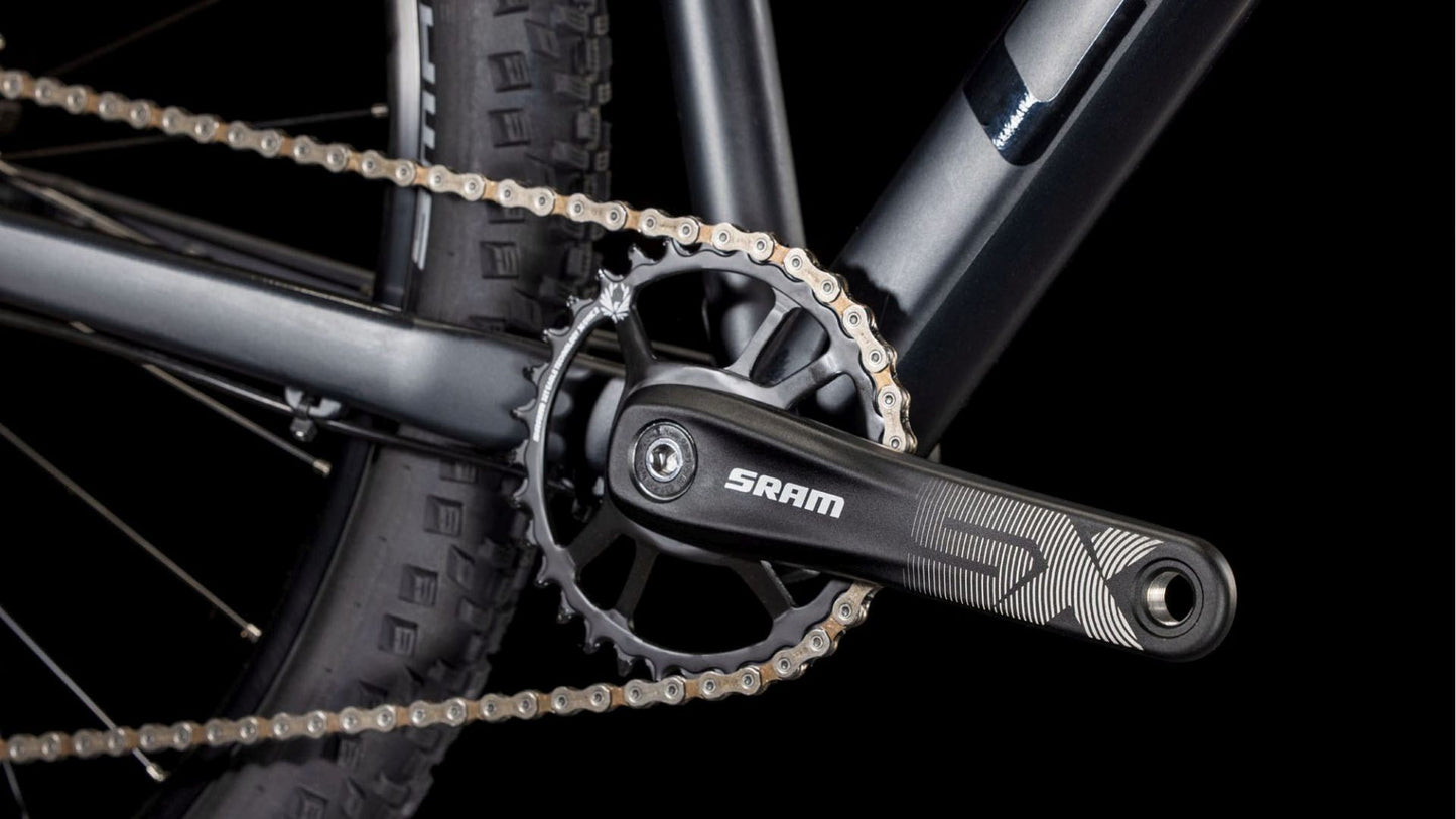 CUBE ATTENTION SLX HARDTAIL MTB BIKE 2025 BLACKMETAL' N 'BLACK