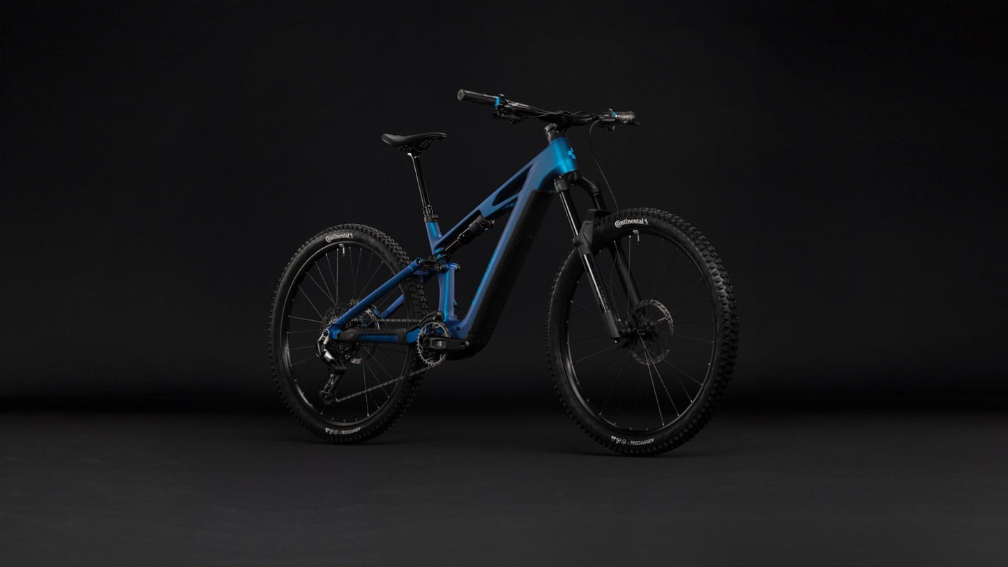 CUBE STEREO HYBRID ONE44 EXC 800 eMTB BIKE 2027 NEBULA 'N' BLUE