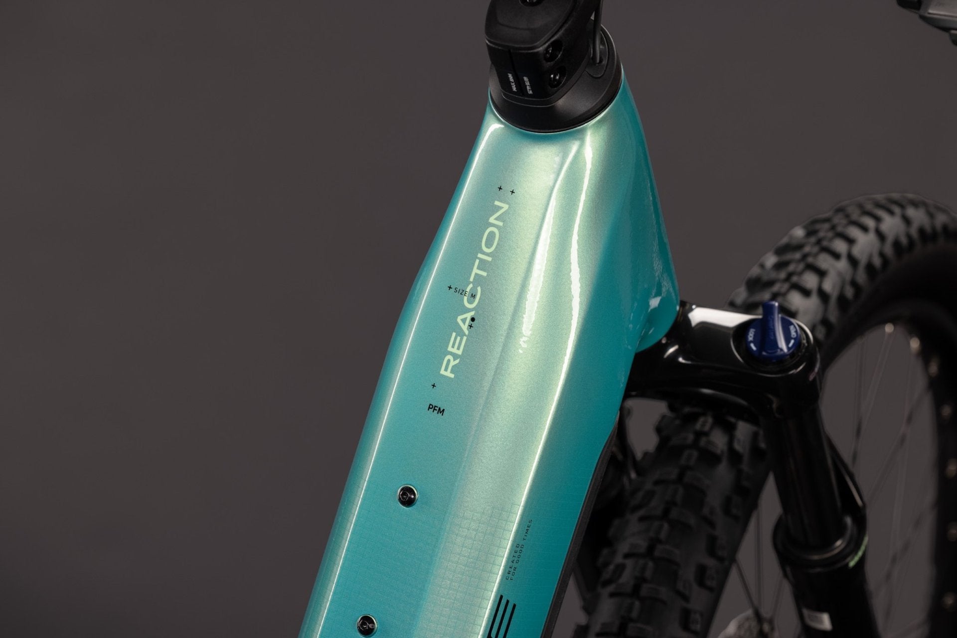 CUBE REACTION HYBRID PERFORMANCE 720 HARDTAIL eMTB BIKE 2027 MALDIVIAN 'N' BLACK (EASY ENTRY)