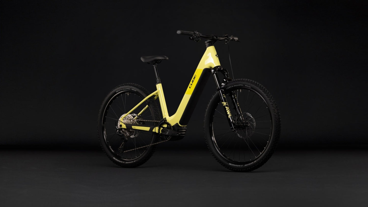 CUBE REACTION HYBRID RACE 800 FE eMTB BIKE 2027 BANANASPLIT 'N' BLACK (EASY ENTRY)