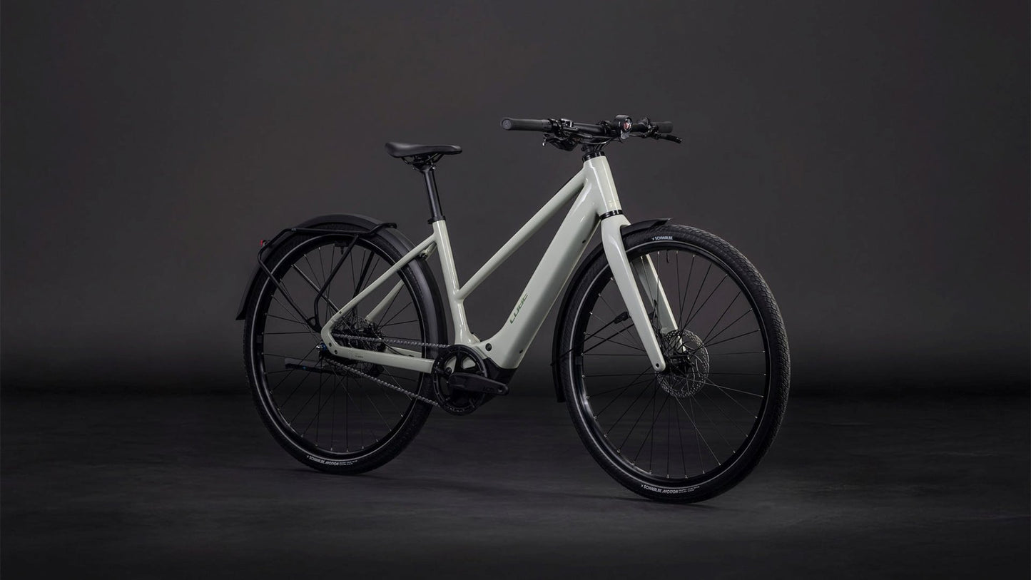 CUBE EDITOR HYBRID SLX 400X FE URBAN eBIKE 2026 REEDBEIGE' N ' CHROME