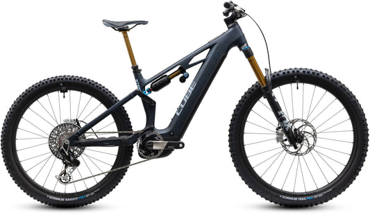 CUBE STEREO HYBRID ONE77 HPC SLT 800 eMTB BIKE 2027 BLUEGALAXY 'N' GREY