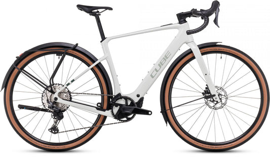 CUBE NUROAD HYBRID C:62 RACE FE 400X 29 eGRAVEL BIKE 2025 DESERTSTONE' N 'GREEN