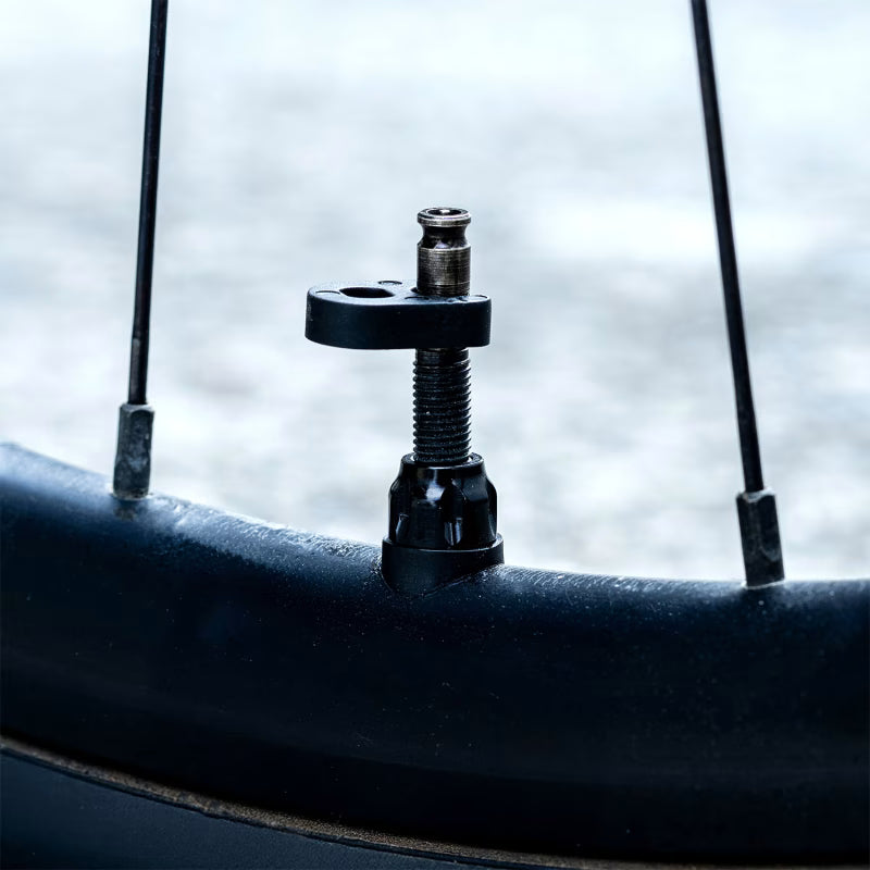 LEZYNE ABS PRO CLIK 90° PUMP HEAD INCL. SCHWALBE CLIK VALVE CORES