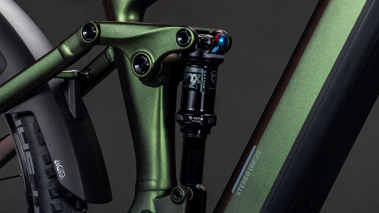 CUBE STEREO HYBRID ONE22 SLX 800 eMTB BIKE 2026 STELLAR' N 'GREEN