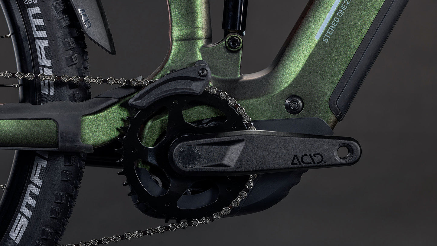 CUBE STEREO HYBRID ONE22 SLX 800 eMTB BIKE 2026 STELLAR' N 'GREEN