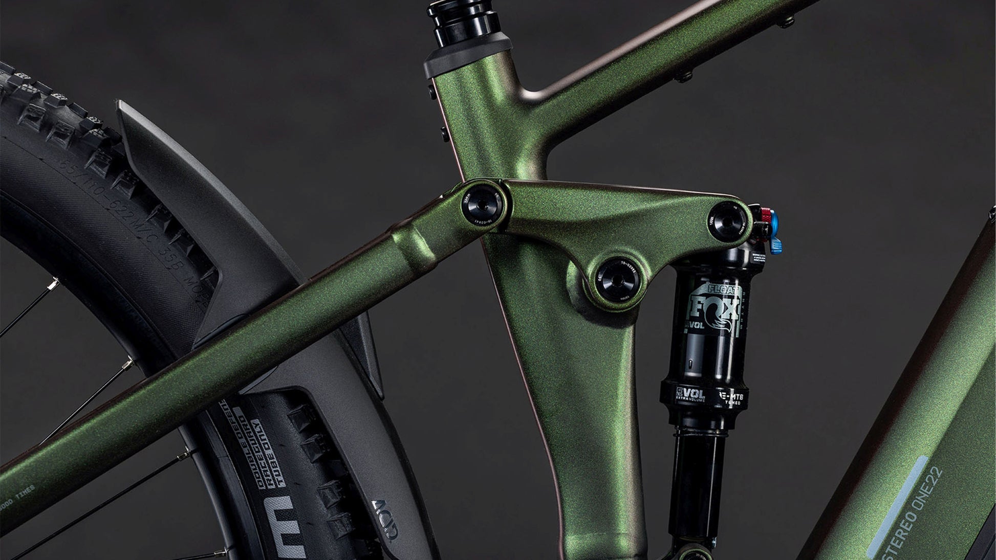 CUBE STEREO HYBRID ONE22 SLX 800 eMTB BIKE 2026 STELLAR' N 'GREEN