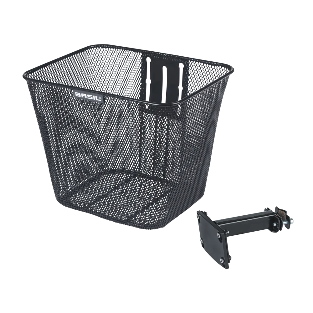 BASIL BILBAO FIXED FRONT BICYCLE BASKET FM