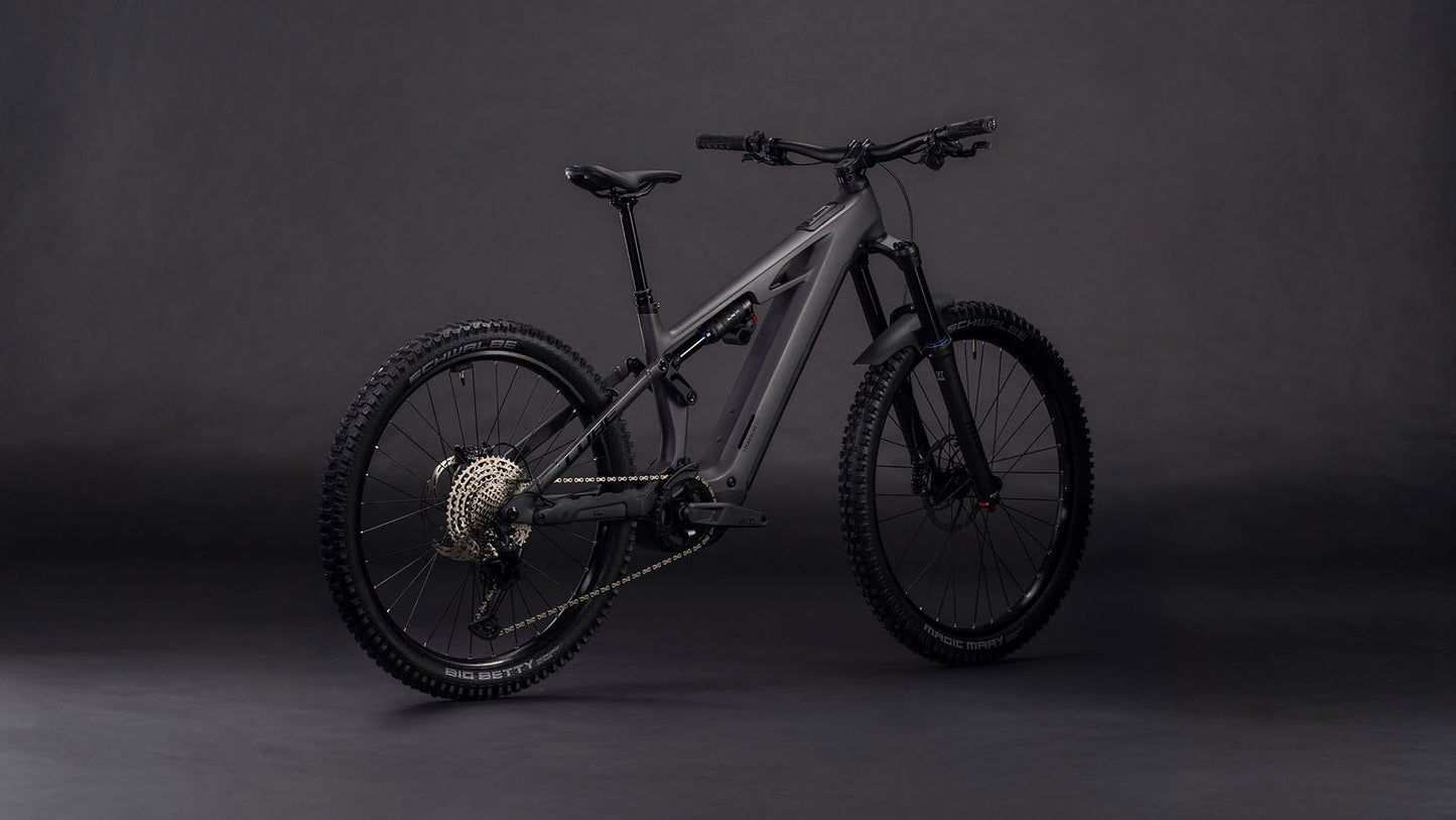 CUBE STEREO HYBRID ONE77 RACE 800 eMTB BIKE 2026 IRONGREY' N 'BLACK