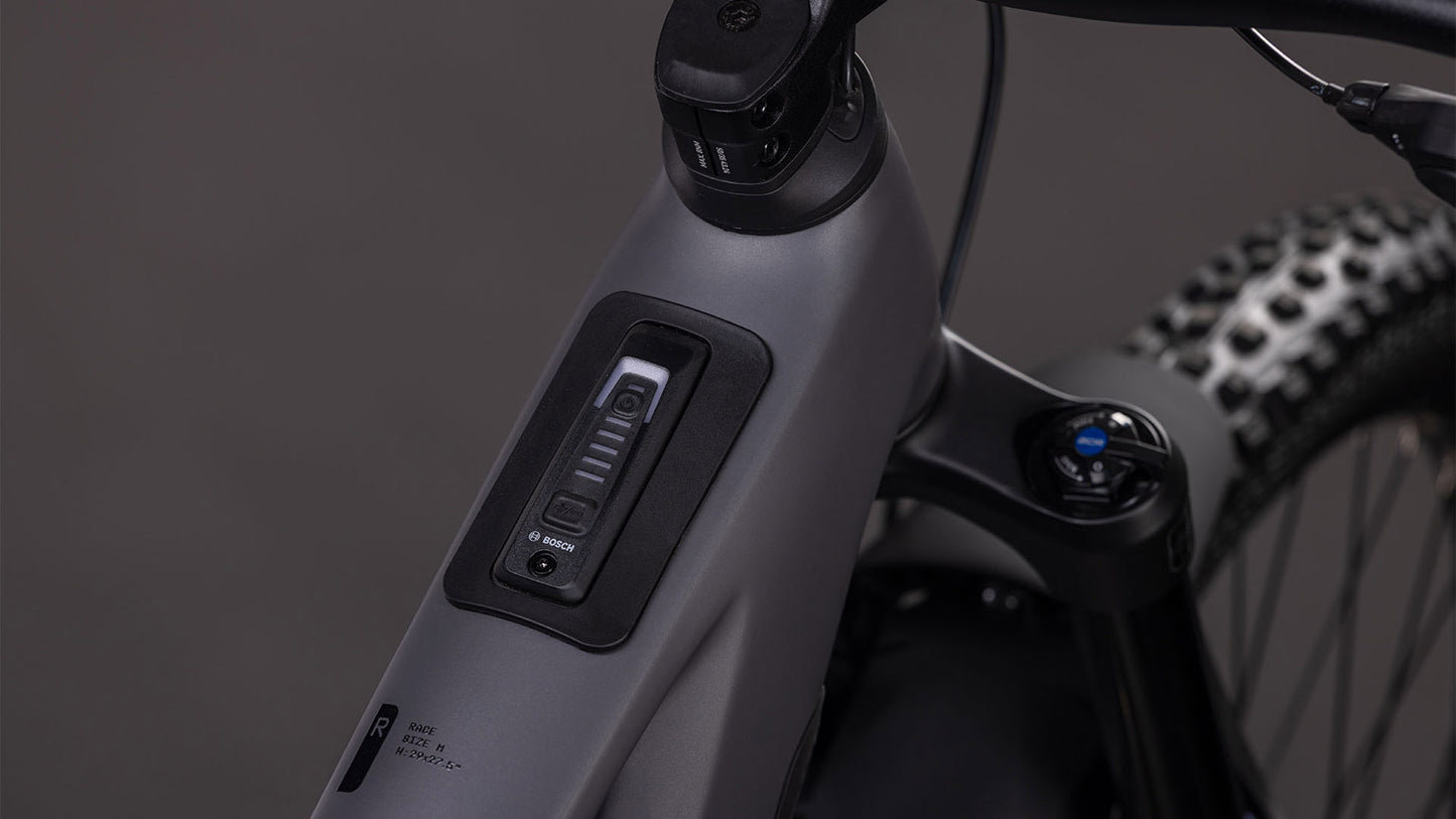 CUBE STEREO HYBRID ONE77 RACE 800 eMTB BIKE 2026 IRONGREY' N 'BLACK