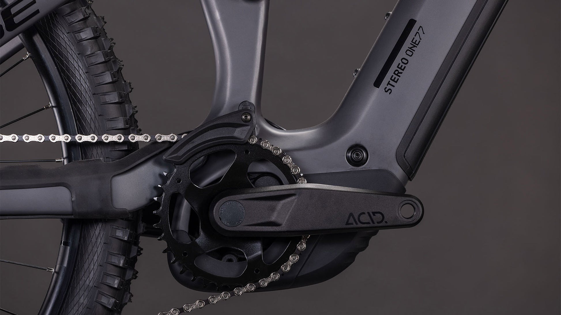 CUBE STEREO HYBRID ONE77 RACE 800 eMTB BIKE 2026 IRONGREY' N 'BLACK