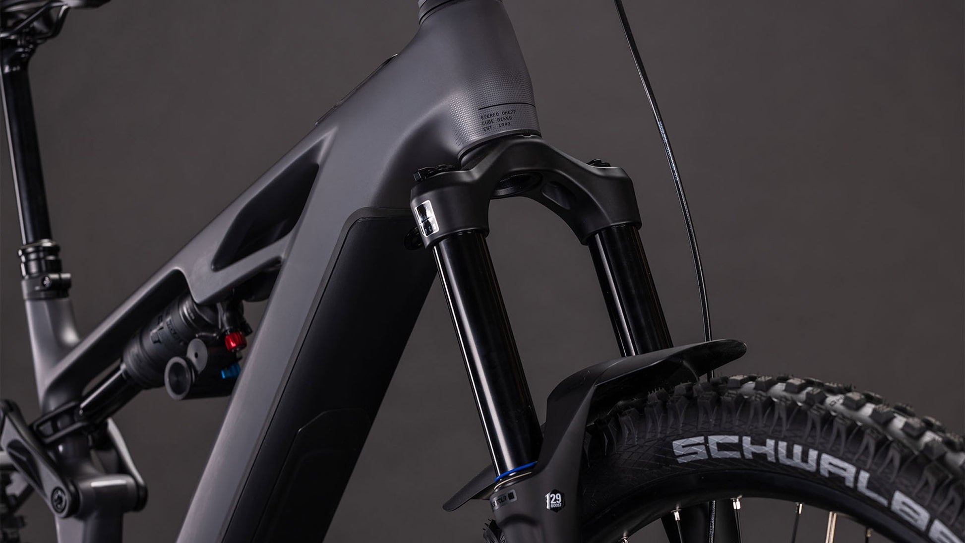 CUBE STEREO HYBRID ONE77 RACE 800 eMTB BIKE 2026 IRONGREY' N 'BLACK