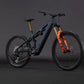 CUBE STEREO HYBRID ONE77 HPC SLT 800 eMTB BIKE 2026 GALAXY' N 'ORANGE
