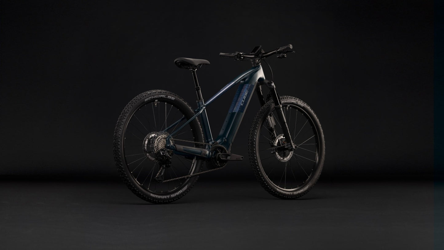 CUBE REACTION HYBRID SLT 800 HARDTAIL eMTB BIKE 2027 NIGHT 'N' REFLEX