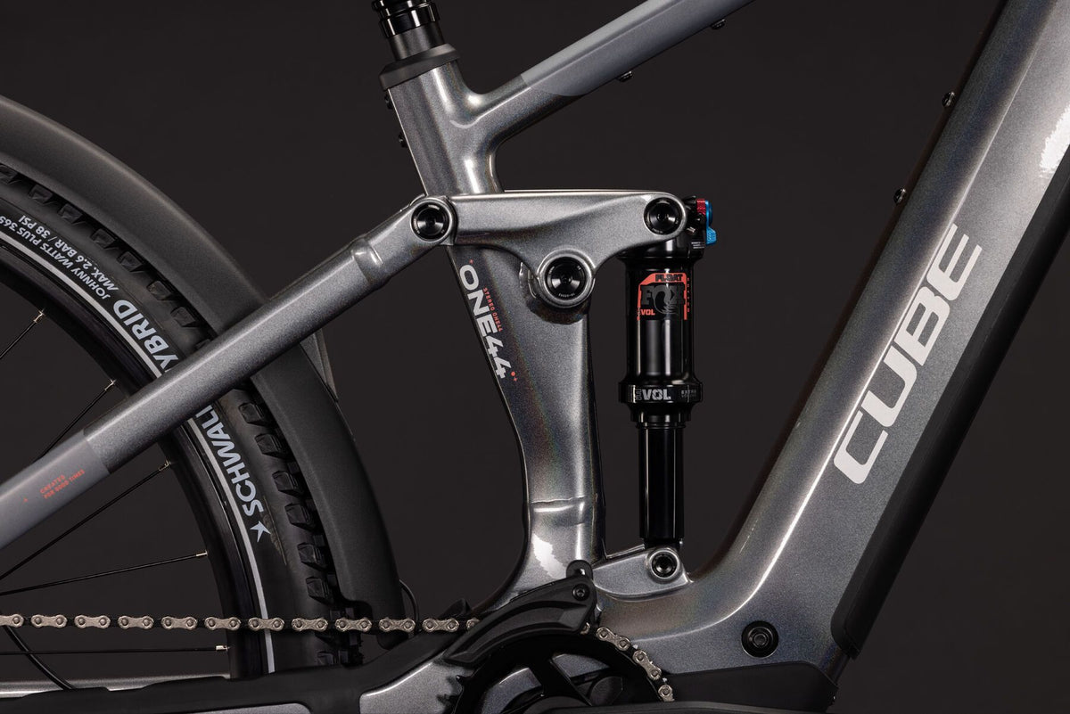 CUBE STEREO HYBRID ONE44 SLX 800 FE eMTB BIKE 2027 PRISMASILVER 'N' GREY
