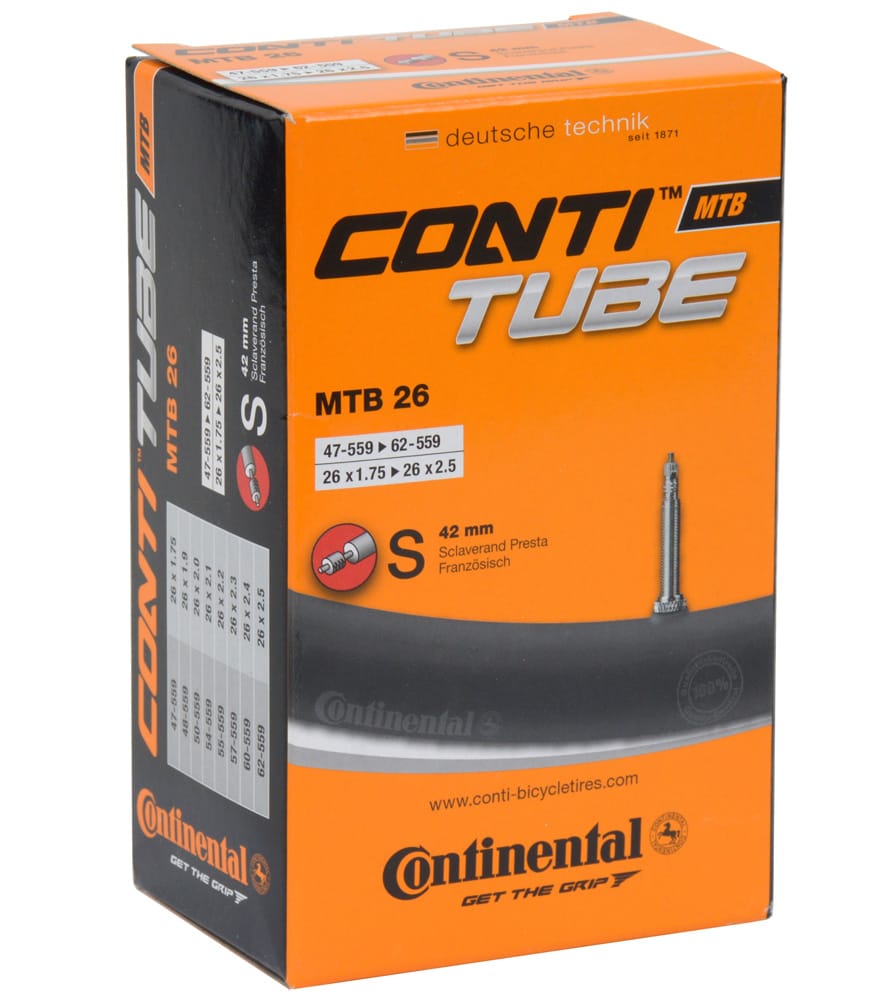 CONTINENTAL MTB S42 TUBE 26x1.75-2.50"