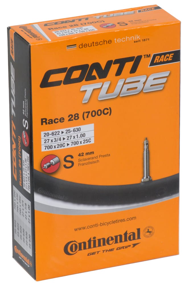 CONTINENTAL RACE 700X20-25C 42MM PRESTA VALVE INNER TUBE