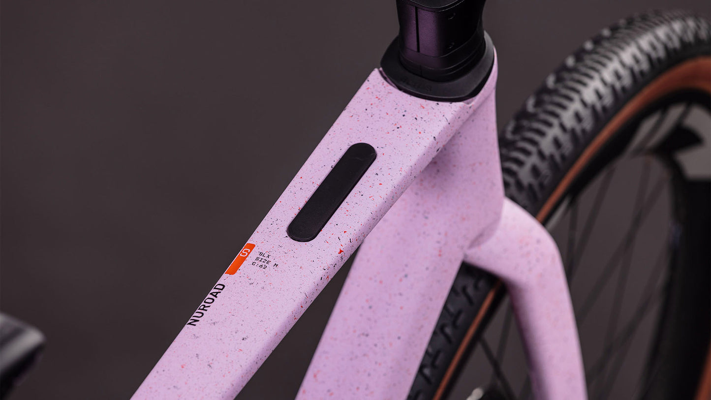 CUBE NUROAD C:62 SLX GRAVEL BIKE 2026 RHODONITE' N 'ORANGE