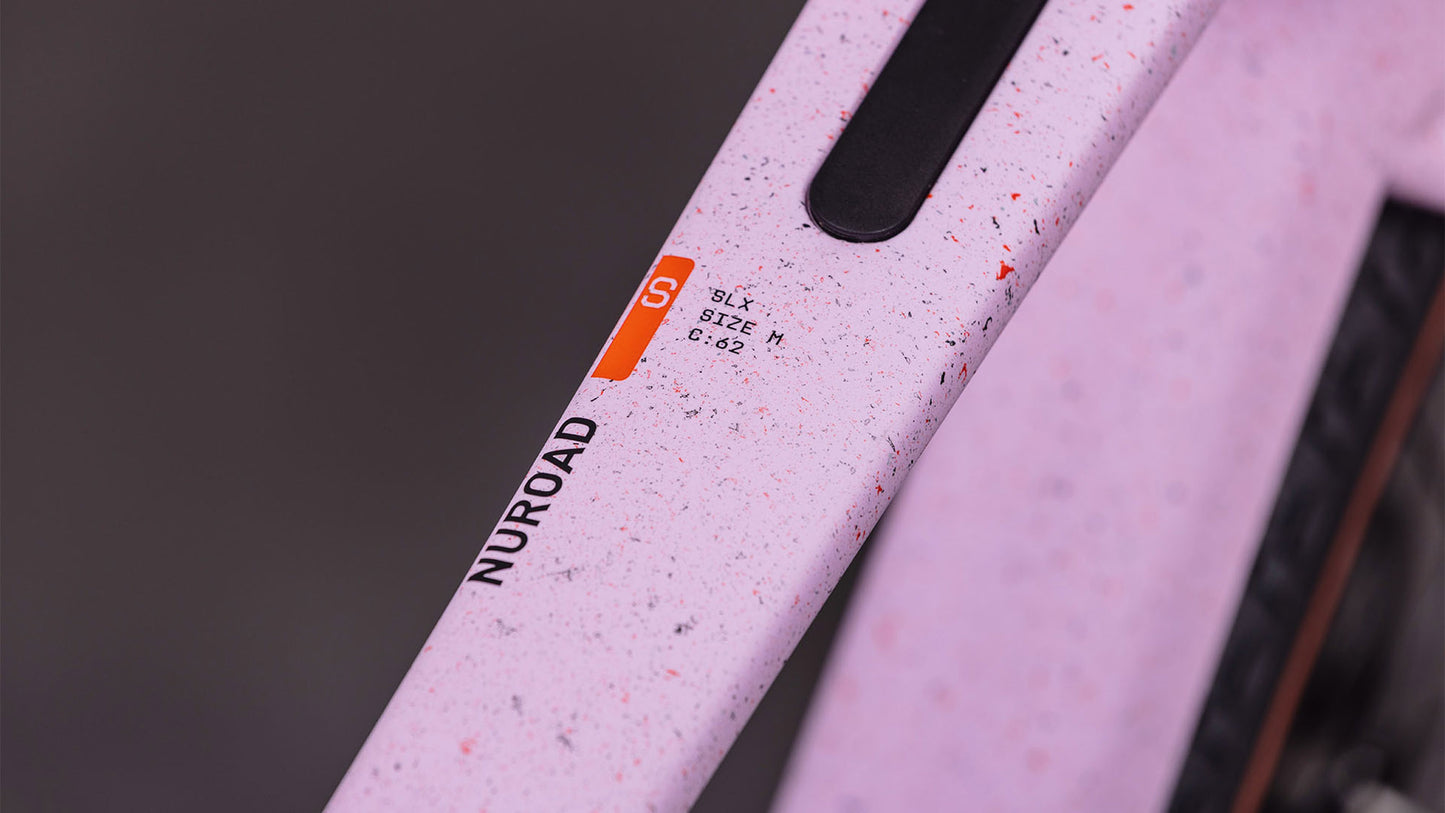 CUBE NUROAD C:62 SLX GRAVEL BIKE 2026 RHODONITE' N 'ORANGE