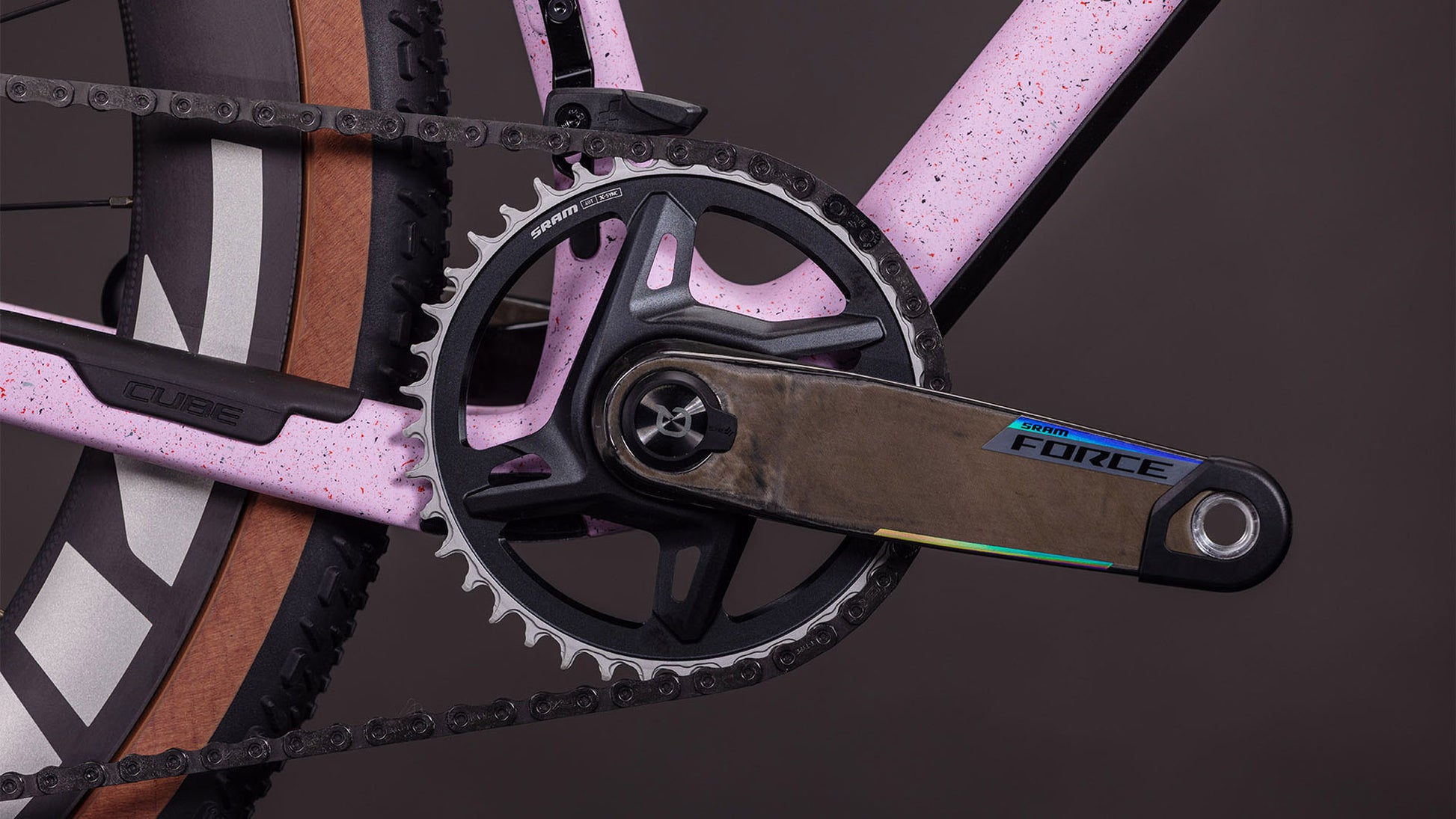 CUBE NUROAD C:62 SLX GRAVEL BIKE 2026 RHODONITE' N 'ORANGE