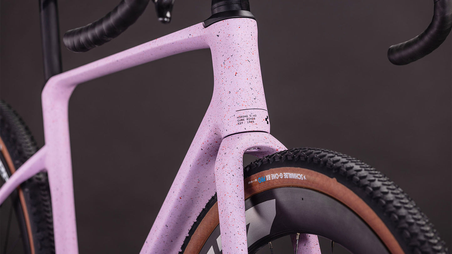 CUBE NUROAD C:62 SLX GRAVEL BIKE 2026 RHODONITE' N 'ORANGE