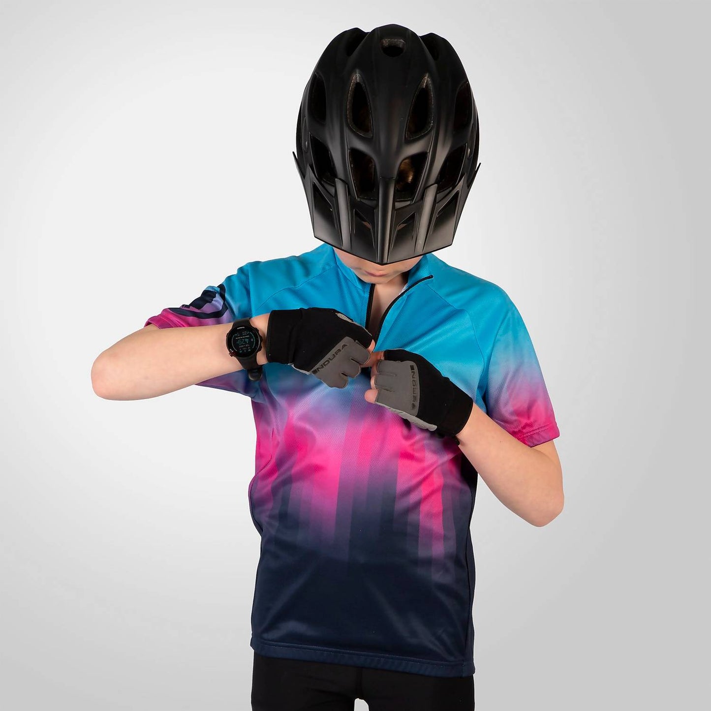 ENDURA KIDS XTRACT S/S JERSEY - ELECTRIC BLUE
