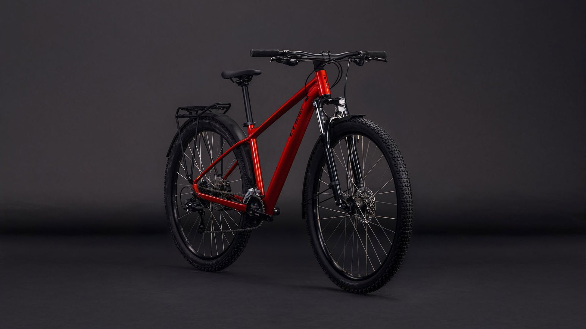 CUBE AIM ONE FE HARDTAIL MTB BIKE 2026 SUNDOWNER' N 'BLACK