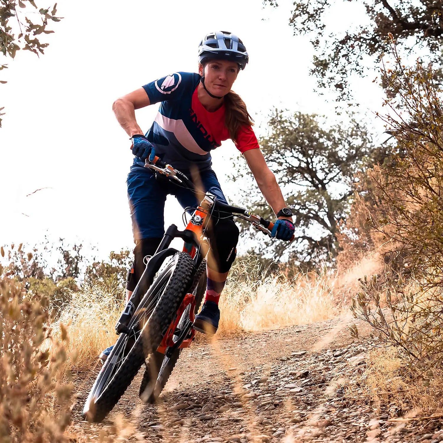 ENDURA WOMEN'S SINGLETRACK SHORT II BLUEBERRY
