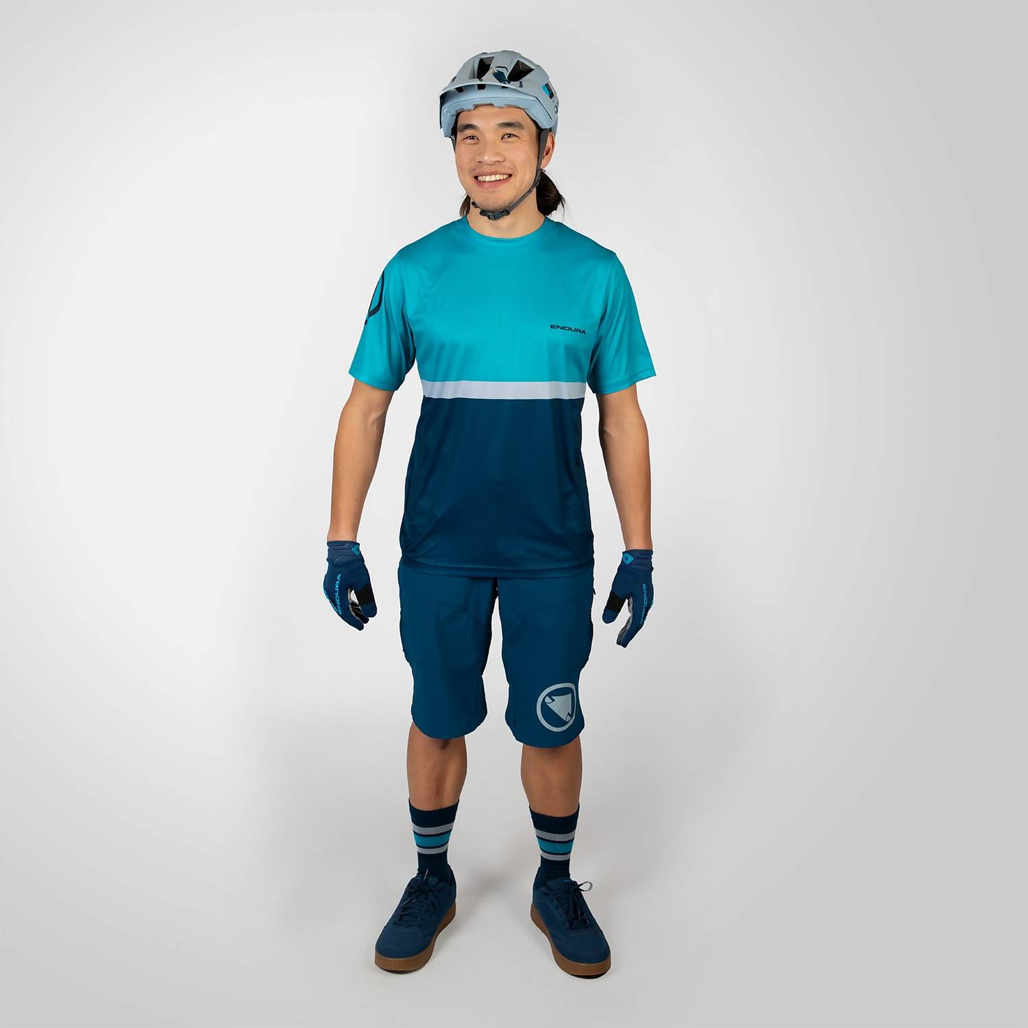 ENDURA SINGLETRACK CORE TEE II BLUEBERRY