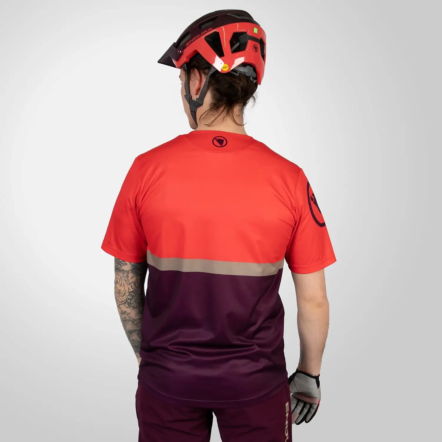 ENDURA SINGLETRACK CORE TEE II AUBERGINE