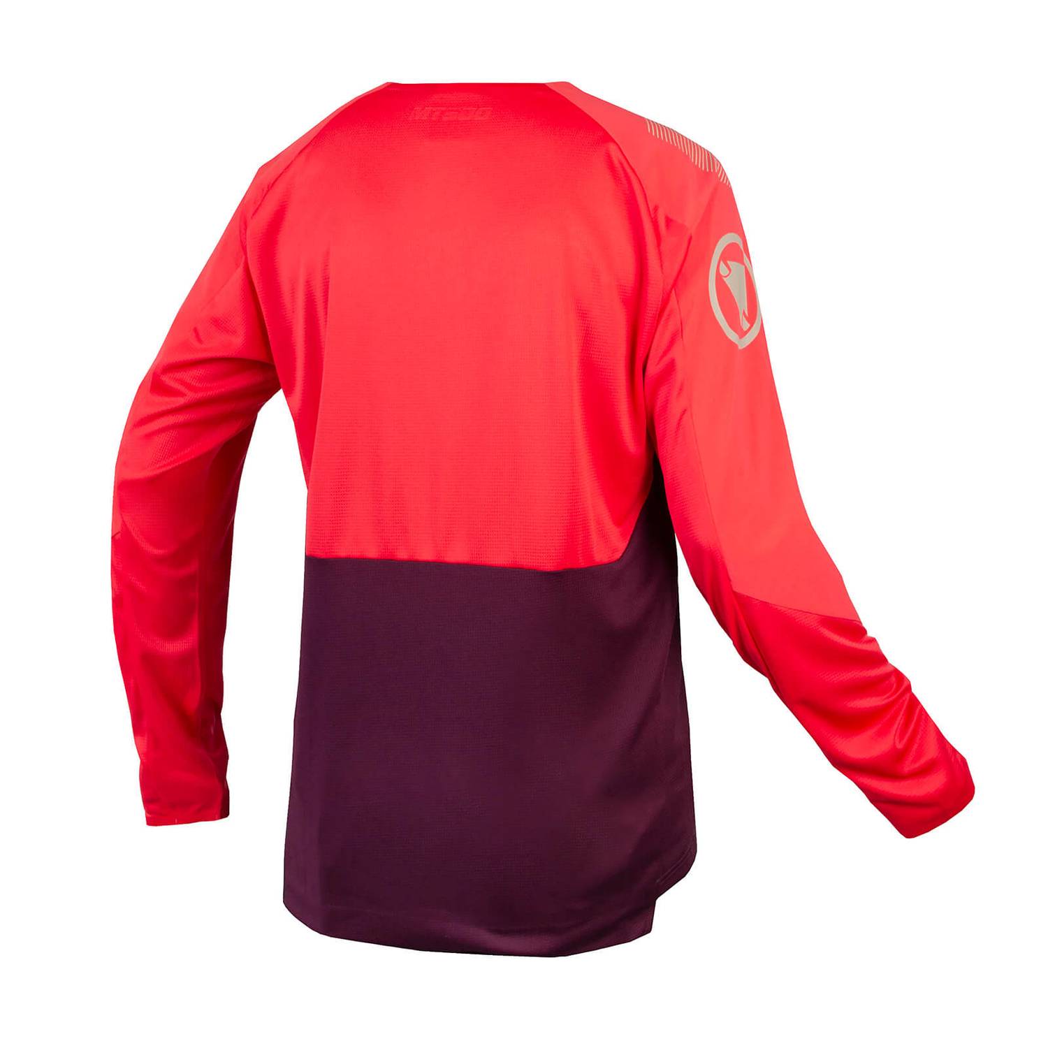 ENDURA MT500 BURNER L/S JERSEY AUBERGINE
