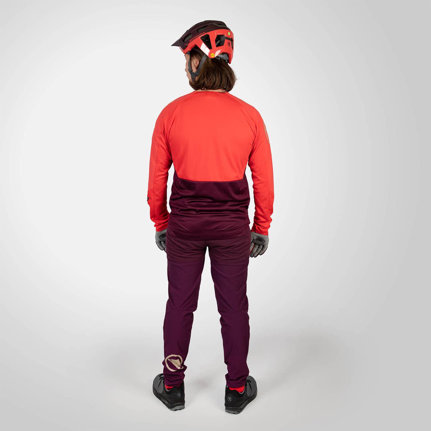 ENDURA MT500 BURNER L/S JERSEY AUBERGINE