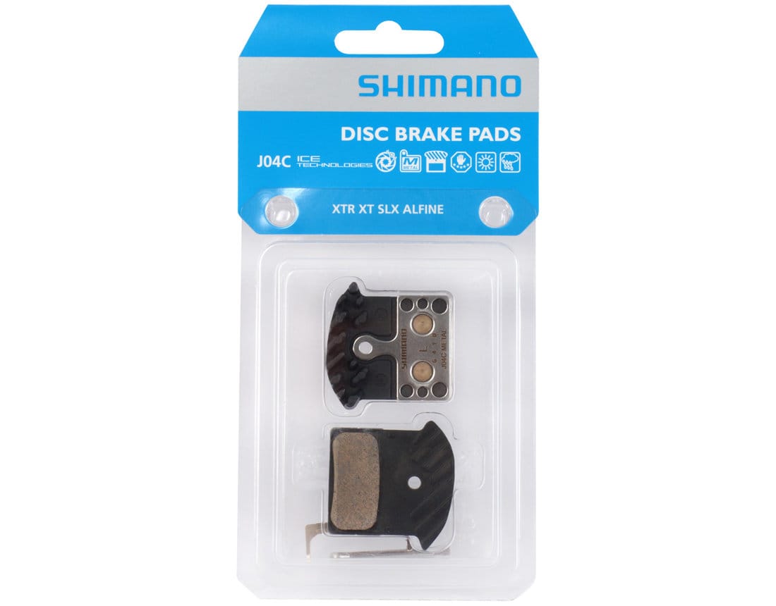 SHIMANO J04C DISC BRAKE PAD AND SPRING WITH FIN