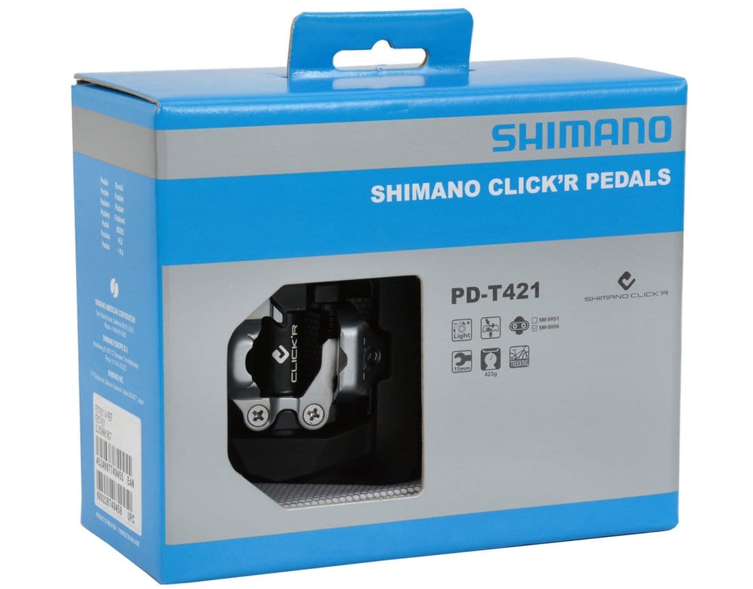 SHIMANO PD-T421 CLICK'R SPD PEDALS