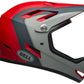 BELL SANCTION FULL FACE HELMET - MATTE CRIMSON/SLATE/GREY