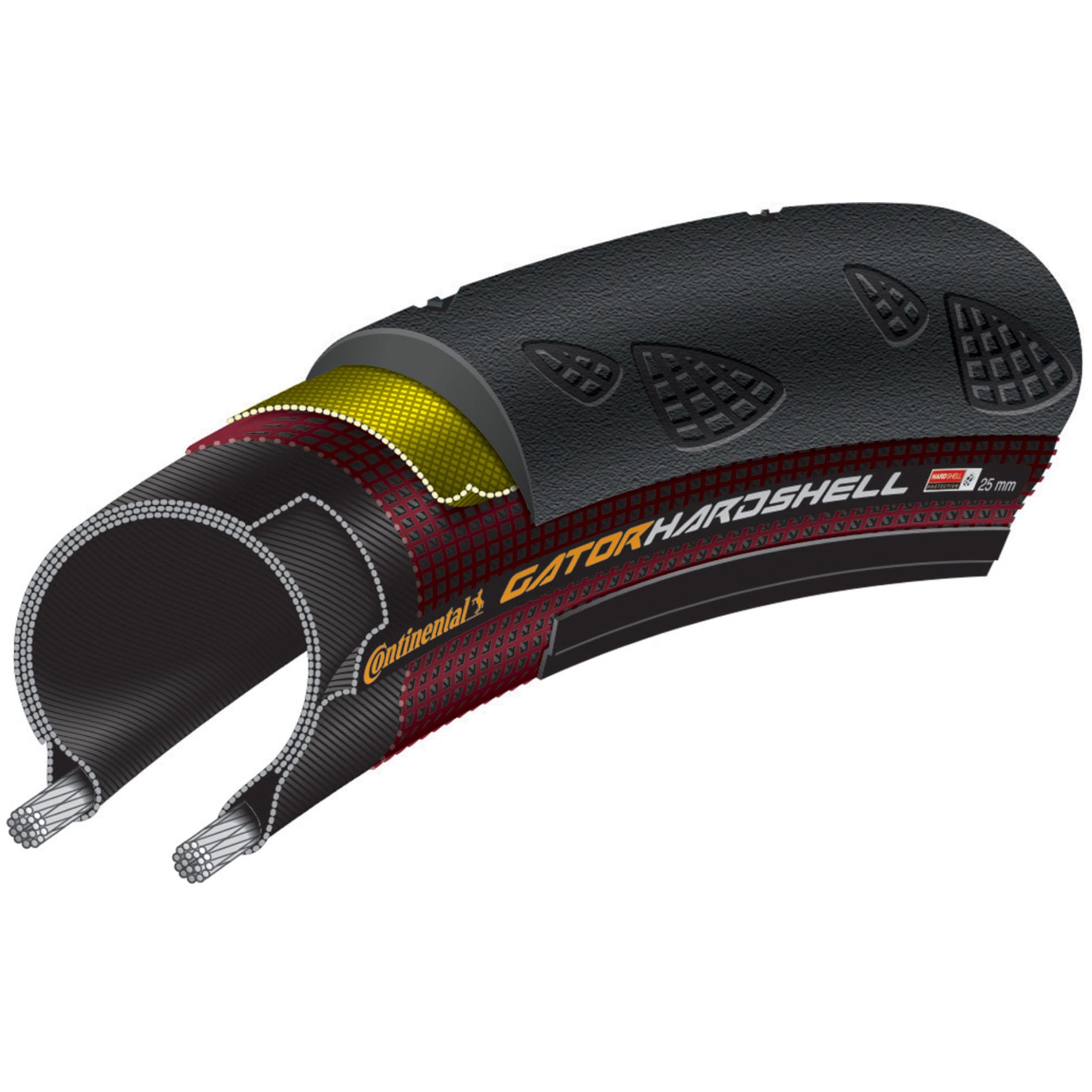 CONTINENTAL GATOR HARDSHELL WIRED TYRE