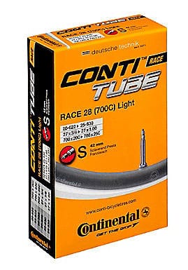 CONTINENTAL RACE LIGHT 700X20-25C 42MM PRESTA VALVE INNER TUBE