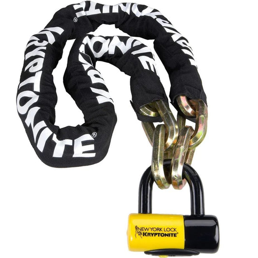KRYPTONITE NEW YORK FAHGETTABOUDIT CHAIN AND NY DISC LOCK - 150CM