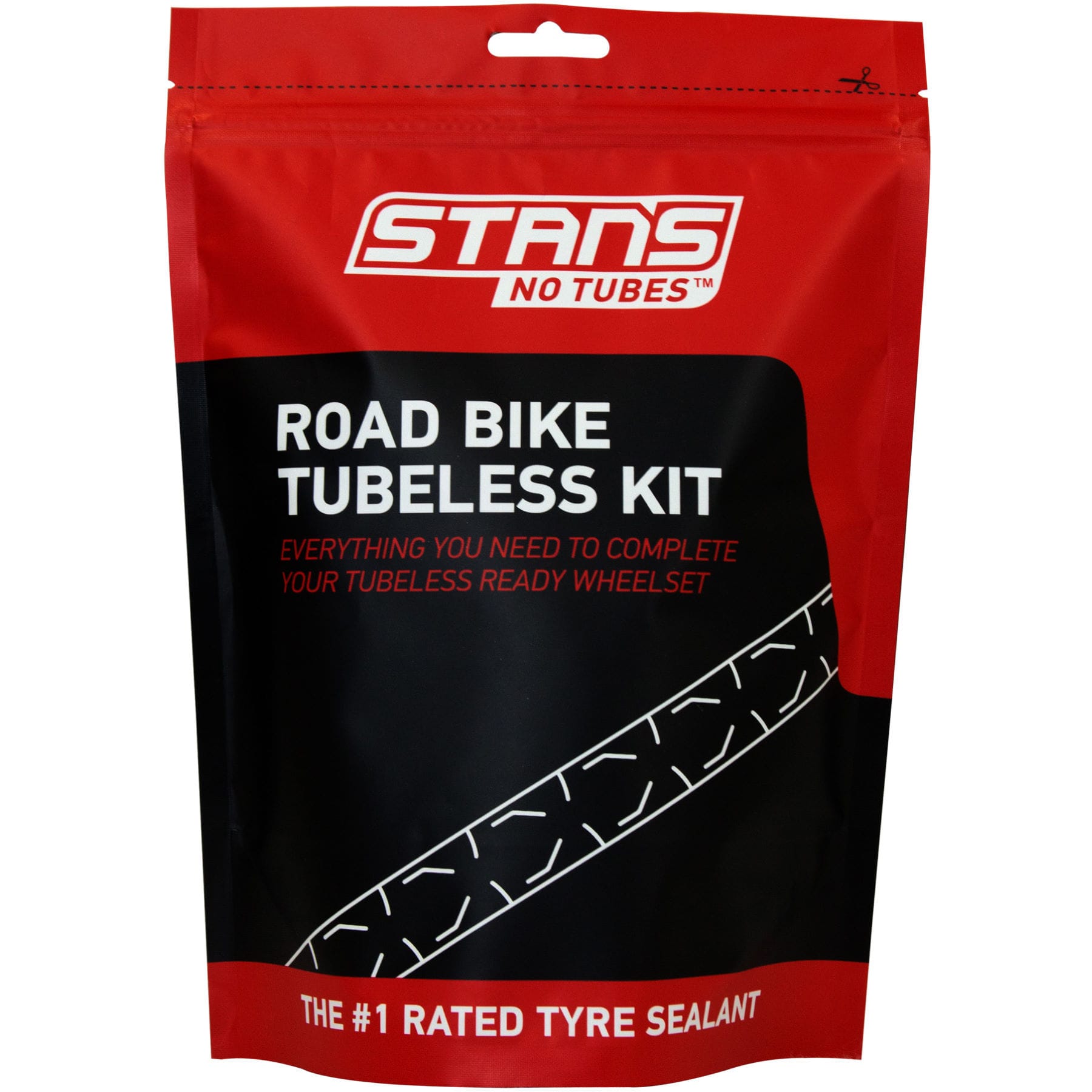 STANS NO TUBES ROAD BIKE TUBELESS KIT PRESTA 44mm VALVE