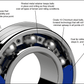 ENDURO BEARINGS 6001 LLB - ABEC 3