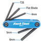 PARK TOOL AWS-9.2 FOLD-UP HEX WRENCH SET