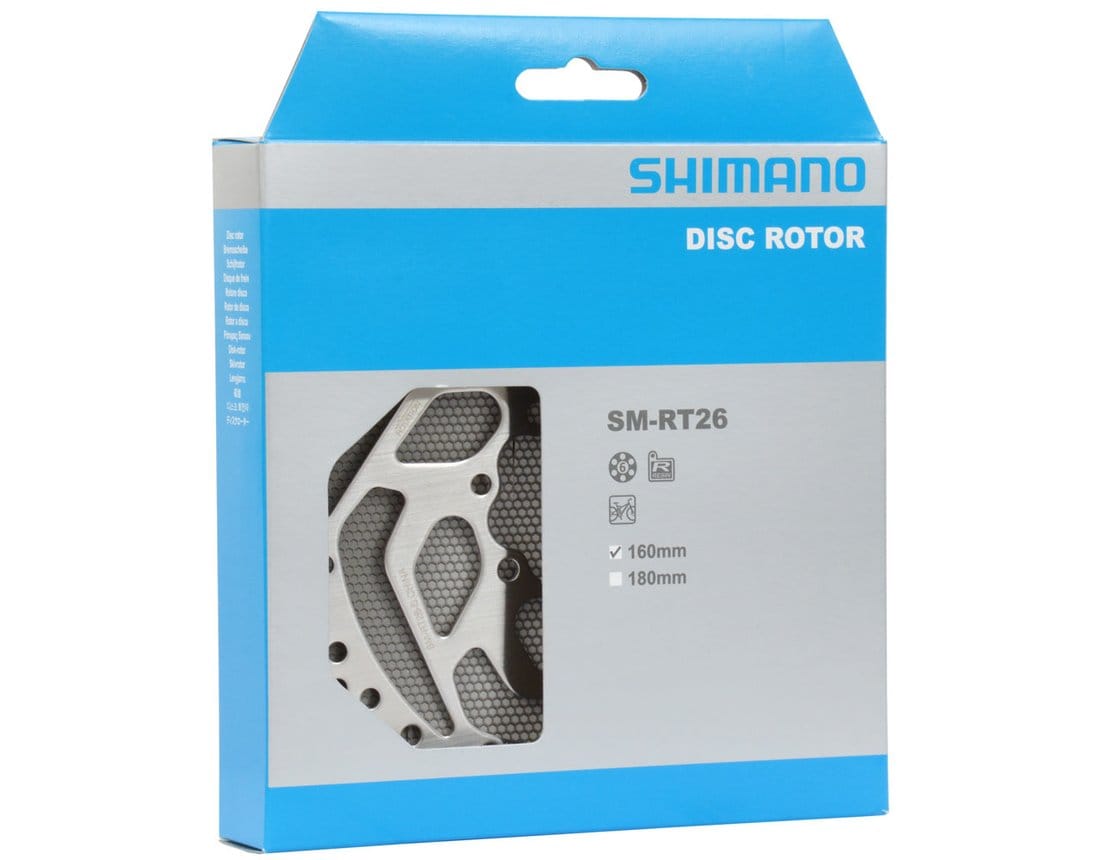 SHIMANO SM-RT26 6-BOLT DISC ROTOR - 160MM