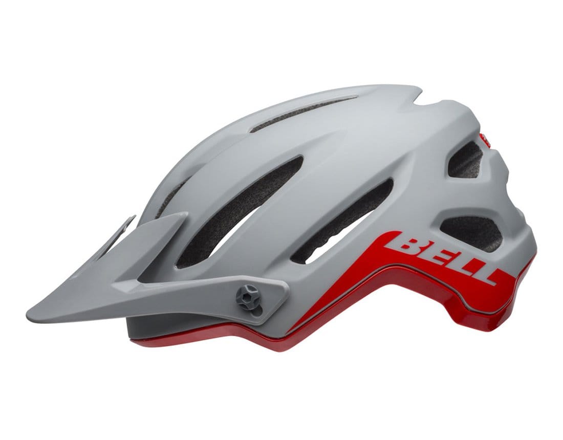 BELL 4FORTY MTB HELMET - CLIFFHANGER MATTE/GLOSS GREY/CRIMSON