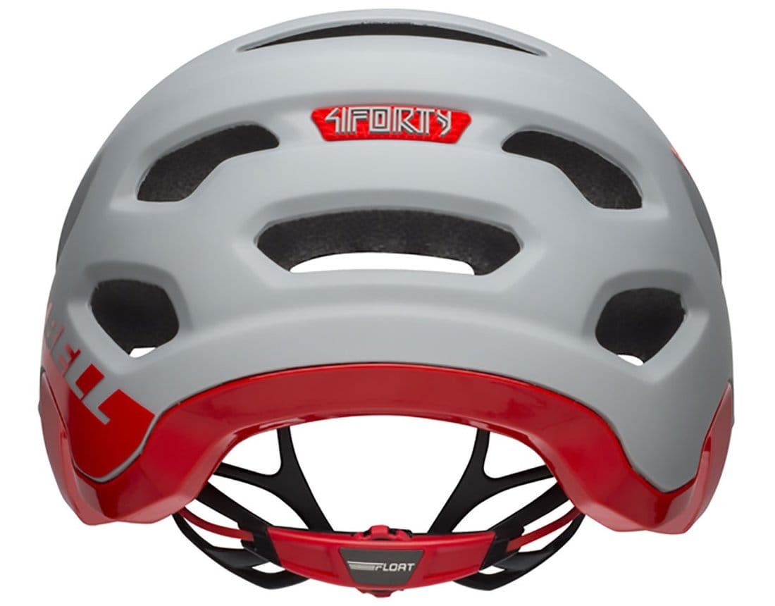 BELL 4FORTY MTB HELMET - CLIFFHANGER MATTE/GLOSS GREY/CRIMSON