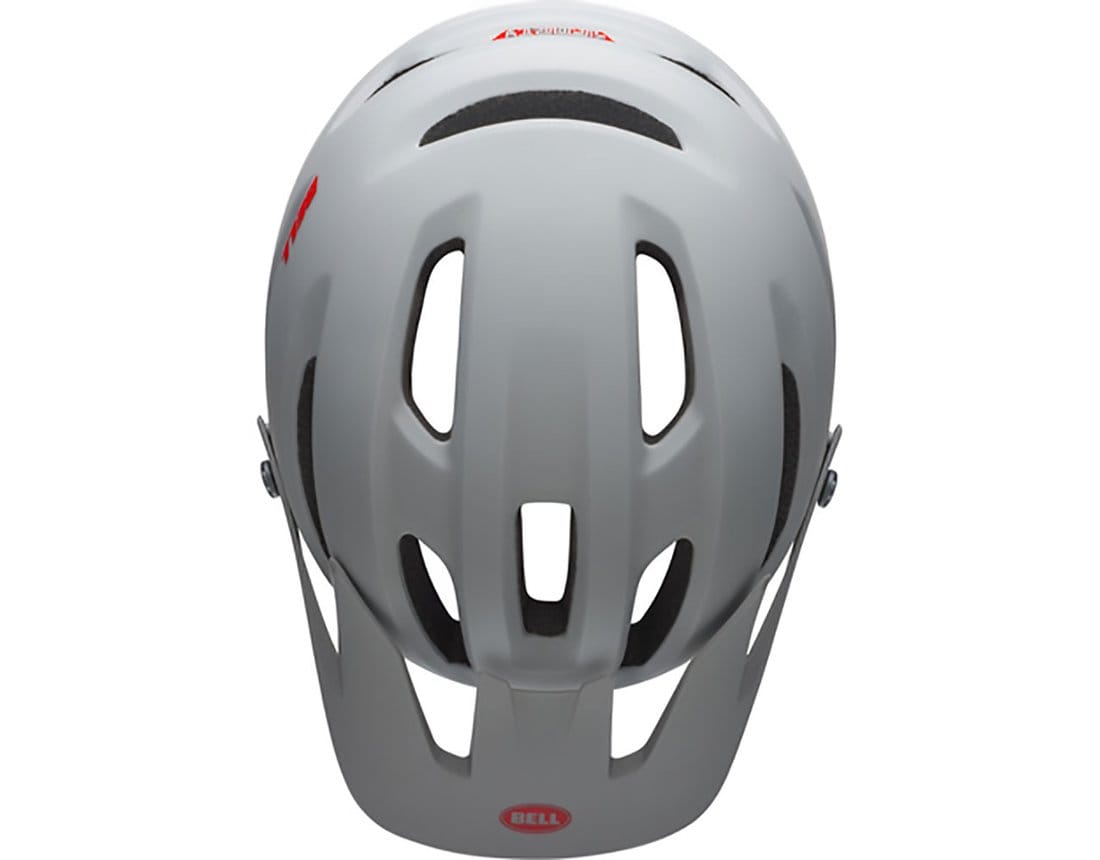 BELL 4FORTY MTB HELMET - CLIFFHANGER MATTE/GLOSS GREY/CRIMSON