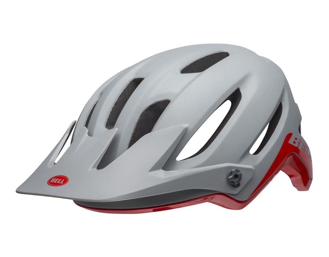 BELL 4FORTY MTB HELMET - CLIFFHANGER MATTE/GLOSS GREY/CRIMSON