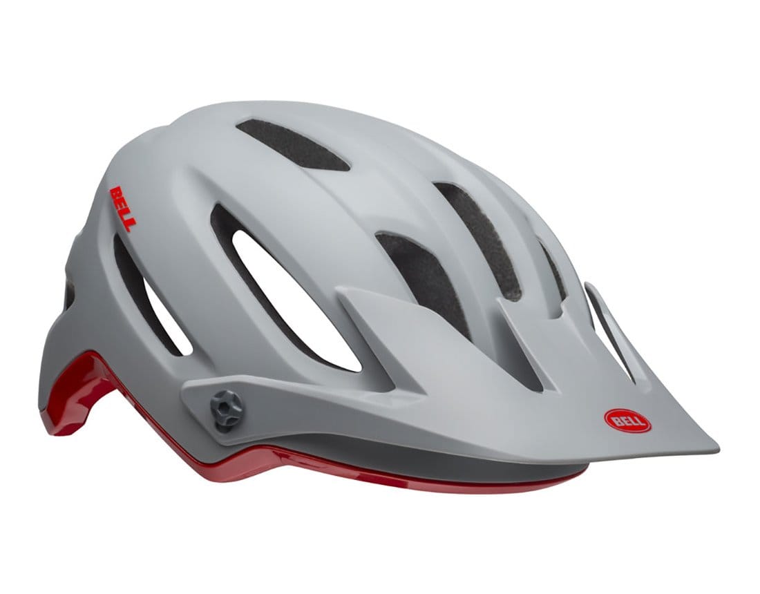 BELL 4FORTY MTB HELMET - CLIFFHANGER MATTE/GLOSS GREY/CRIMSON