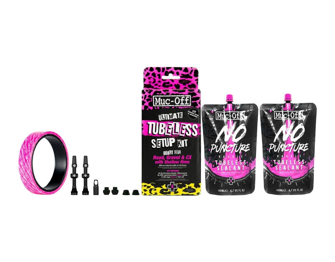 MUC-OFF ULTIMATE ROAD TUBELESS SETUP KIT