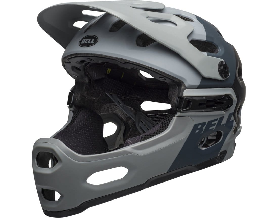 BELL SUPER 3R MIPS MTB HELMET - MATTE GREY/GUNMETAL