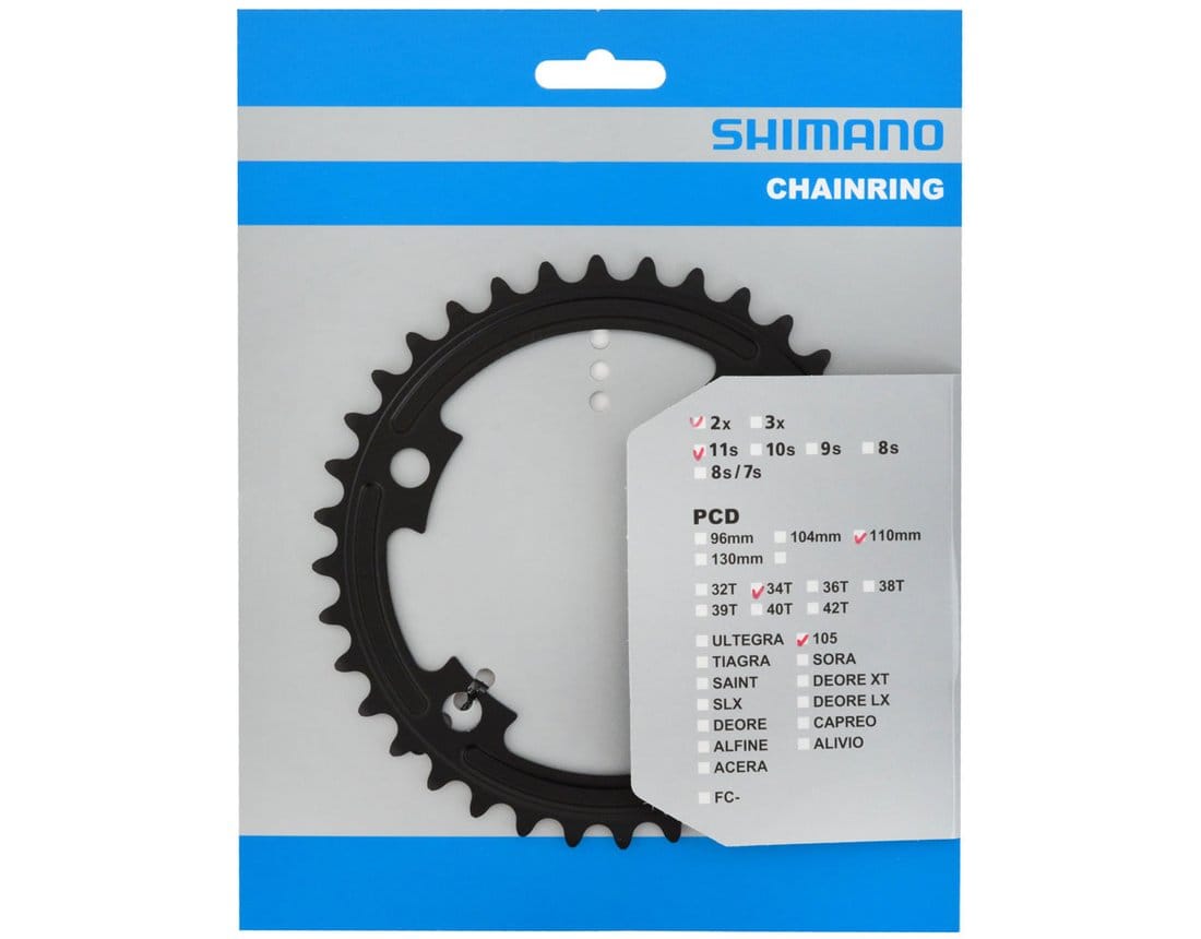 SHIMANO 105 FC-R7000 (34T-MS) CHAINRING - 50/34T